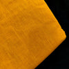 Pure Cotton Handloom Yellow Dhadak Slub Fabric