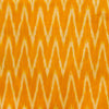 Pure Cotton Ikkat Mustard Yellow With Cream W Weaves Hand Woven Fabric