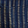 Pure Cotton Indigo With Tiny Triangle Stripes Hand Block Print Fabric
