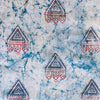 Pure Cotton Indigo With Tribal Motif Hand Block Print Fabric
