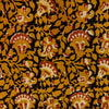 Pure Cotton Jahota With Brown Maroon Jaal Handblock Print Fabric