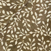 Pure Cotton Kashish With Cream Leafy Jaal Hand Block Print Fabric