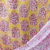 Pure Cotton Kota Doria Hand Block Print Top Fabric With Jaipuri Hand Block Print Bottom Fabric And A Hand Block Printed Chiffon Dupatta