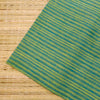 Pure Cotton Mangalgiri Shaded Green Woven Fabric