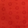 Pure Cotton Maroon Chiken With Floral All Over Cutwork Fabric