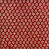 Pure Cotton Rust Ajrak With Tiny Ajrak Motifs Hand Block Print Fabric