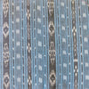 Pure Cotton Sambhalpuri Ikkat Intricate Weaved Stripes Ice Blue Hand Woven Fabric