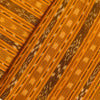 Pure Cotton Sambhalpuri Ikkat Intricate Weaved Stripes Mustard Hand Woven Fabric