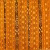 Pure Cotton Sambhalpuri Ikkat Intricate Weaved Stripes Mustard Hand Woven Fabric