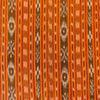 Pure Cotton Sambhalpuri Ikkat  Intricate Weaved Stripes Orange Hand Woven Fabric