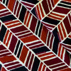 Pure Cotton Screen Print With Maroon Orange And Black Rectangle Stripes