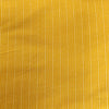 Pure Cotton Yellow With Cream Stripes Screen Print Fabric