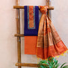 RADHA - Pure Cotton Embellished Yoke Top Fabric With Cotton Silk Bottom And A Chanderi Brocade Dupatta