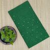 ROHINI - Pre Designed Pure Cotton Green Mirror Work Top Piece