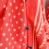 ROZANA - Pure Cotton Dabu Peach Everyday Wear Saree