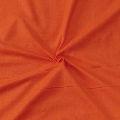 Rayon Slub Cotton Fabric Orange