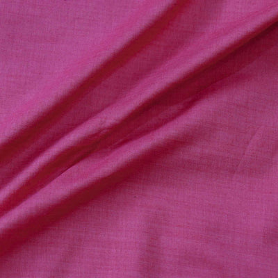 Rayon Slub Cotton Fabric Pink Blouse Piece (1.10 Meter)