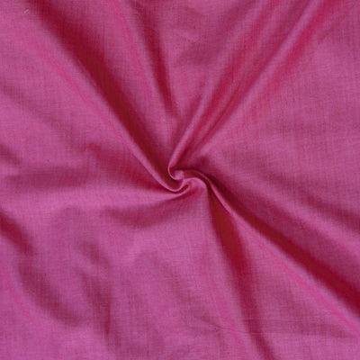 Rayon Slub Cotton Fabric Pink Blouse Piece (1.10 Meter)
