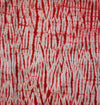 Red Sibori Vertical Tie And Dye