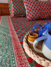 Roza Pure Cotton Jaipuri Double Bedsheet