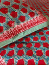 Roza Pure Cotton Jaipuri Double Bedsheet