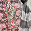 SAAVI - Pure Cotton Kurta Top With Embroidered  Kurta Patti Printed Bottom And A Beautiful Chiffon Tassle Dupatta