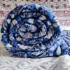 SLEEPING BEAUTY - Reversible Soft Cotton Stuffed Blanket Double Bed Razayi