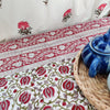 SWEET LOTUS - Pure Cotton Jaipuri Double  Bedsheet