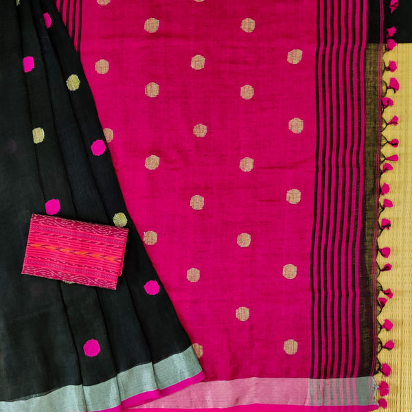 Sanskruti Raatkali Linen Saree