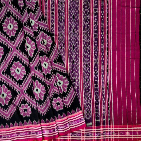 Sanskruti Raatrani Odisha Ikkat  Saree