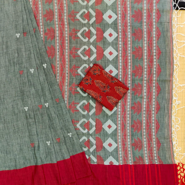 Sanskruti Sarangi Handloom Cotton Saree