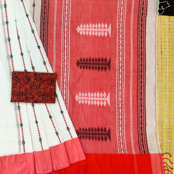Sanskruti Taarini Handloom Cotton Saree