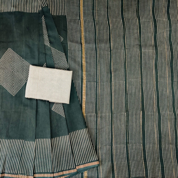 Sanskruti Tushti Chanderi Saree