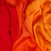 Shades Of Orange And Red Harmony Chiffon Fabric