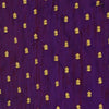 Slub Silk Cotton Purple With Tiny Embroidered Butti Fabric