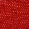 Slub Silk Cotton Red With Tiny Embroidered Butti Fabric