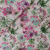 Surat Cotton Linen Textured With Splash Grass Digitally Printed Fabric
