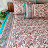 Urvi Pure Cotton Hand Block Printed Double Bedsheet