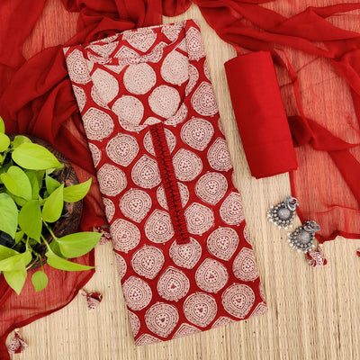 VRISHI - Pure Cotton Hand Block Printed Every Day Wear Set