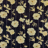 Vintage Chanderi Silk Bluish Grey With Floral Jaal Fabric