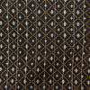 Vintage Chanderi Silk Bluish Grey With Geometric Print Fabric